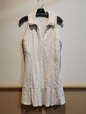 Lilly Pulitzer White Sleeveless Polo Mini Tennis Dress